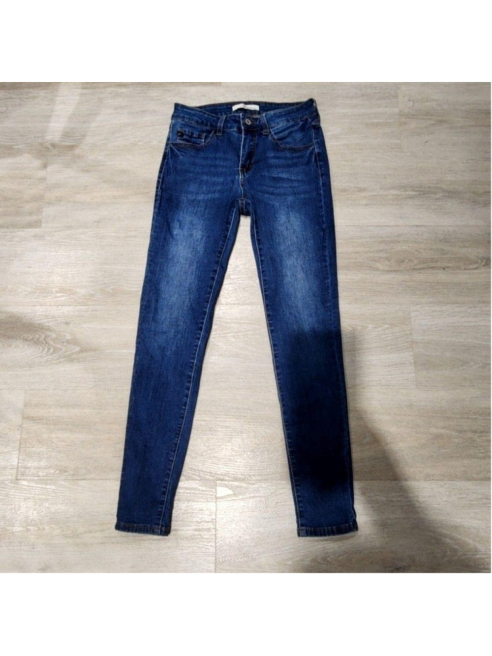 KanCan Jeans Juniors 5/26 Blue Medium Wash Skinny Denim Stretch Slim 5-Pocket